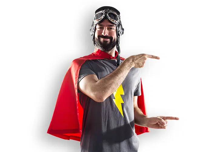 Super-hero de création site internet